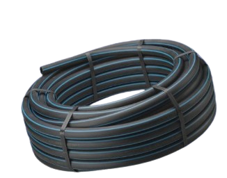 Rolo tubo PEAD c/ risca azul